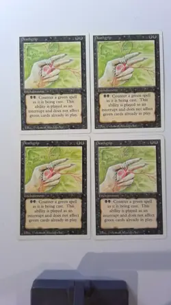 4 Deathgrip 4x x4 - NM - Revised Edition - SPARROW MAGIC mtg - Image 1