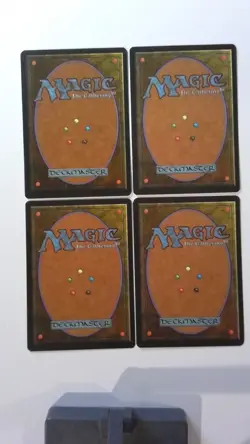 4 Deathgrip 4x x4 - NM - Revised Edition - SPARROW MAGIC mtg - Image 2