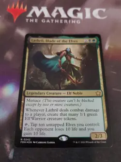 Mtg. Lathril, Blade of the Elves. Foil. Foundations. Pack Fresh - Image 1