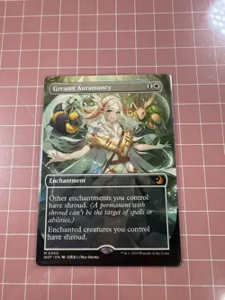 MTG Greater Auramancy Wilds of Eldraine Anime Near Mint - Image 1