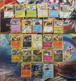Pokemon Card Lot Holo Stamped Cosmos Etc Fire Eevee Charmander Ninetales - Image 1