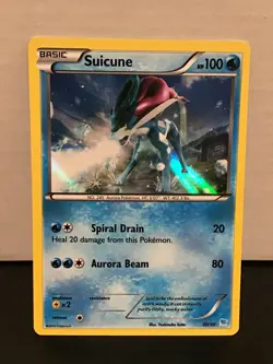 Suicune 30/30 Holo Pokemon XY Trainer Kit - Image 1