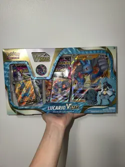 Pokemon TCG Lucario VSTAR Premium Collection Box - Image 1