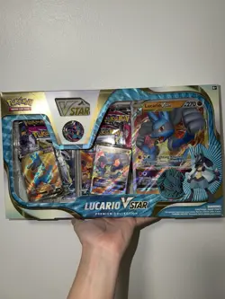 Pokemon TCG Lucario VSTAR Premium Collection Box - Image 2
