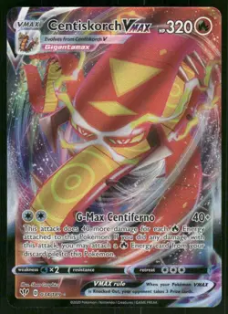 Centiskorch VMAX 034/189 Ultra Rare Holo NM Pokemon SWSH03: Darkness Ablaze - Image 1