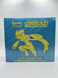 Pokemon Lost Thunder Elite Trainer Box ETB Sealed Sun & Moon W/Acrylic Case 💎 - Image 3