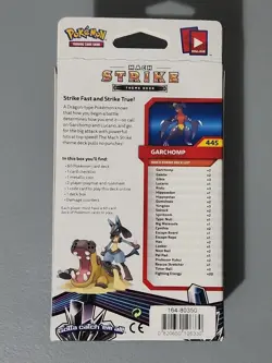 Pokemon Sun & Moon: Ultra Prism Mach Strike Theme Deck - Garchomp - New & Sealed - Image 2