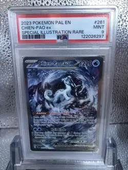 Pokemon TCG Chien-Pao ex 261/193 Paldea Evolved Special Illustration PSA 9 - Image 2