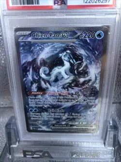 Pokemon TCG Chien-Pao ex 261/193 Paldea Evolved Special Illustration PSA 9 - Image 3