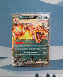 Pokemon Paldean Fates Charizard ex 054/091 Holo Double Rare Near Mint - Image 1