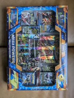 Pokemon TCG Mega Powers Collection Box SEALED - Mega LUCARIO - Image 5