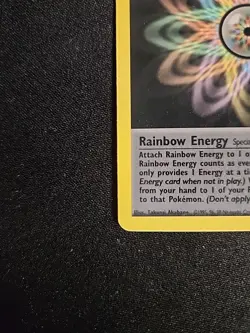 Pokemon TCG Rainbow Energy Rare Unlimited Team Rocket Set 80/82 - Image 4