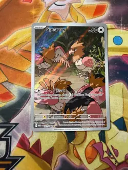 Spearow 151/132 Pokemon Mega Evolution Illustration Rare Near Mint - Image 1