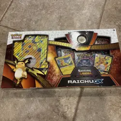 Pokemon SM3.5 Shining Legends Raichu GX Special Collection Box Sealed Minor Dmg - Image 1