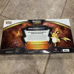 Pokemon SM3.5 Shining Legends Raichu GX Special Collection Box Sealed Minor Dmg - Image 2