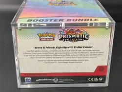 Pokemon TCG S&V Prismatic Evolutions Booster Bundle Display Case w/Acrylic Case - Image 3