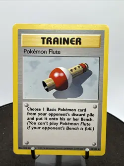 Pokemon Flute 086/102 1999-2000 Base Set 4th Print Regular - Image 1