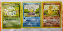 Pokemon Base Set 2 Starters Lot Bulbasaur/Charmander/Squirtle - Image 1