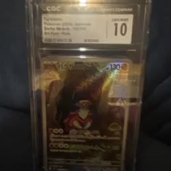 Pokemon TCG Turtonator Art Rare Holo 105/102 Stellar Miracle CGC 10 Japanese - Image 1