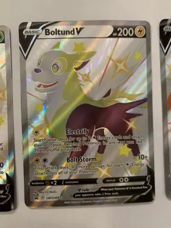 Eldegoss SWSH084 Boltund SWSH085 Cramorant SWSH086 Pokemon Shining Fates Promos - Image 3