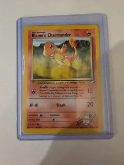 Blaine's Charmander 61/132 Pokemon TCG Gym Heroes Unlimited LP - Image 3