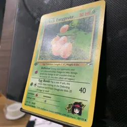 Pokemon TCG Erika's Exeggcute 1st Edition Gym Heroes NM Atsuko Nishida - Image 3