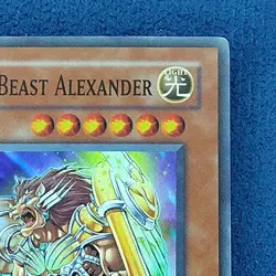 YU-GI-OH! Gladiator Beast Alexander GLAS-EN017 Super Rare 1st Edition LP - Image 3