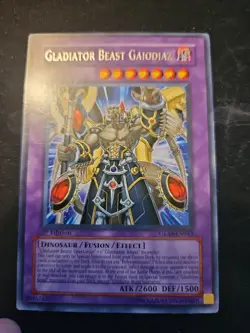 Yugioh Gladiator Beast Gaiodiaz 1st Edition Rare GLAS-EN043 LP - Image 1