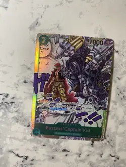 Super Pre-Release Eustass "Captain" Kid One Piece TCG Worst Gen English US - Image 1
