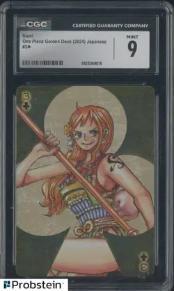2024 One Piece Golden Deck Japanese #3 Nami CGC 9 MINT - Image 1