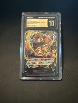 Portgas.D.Ace - ST13-002 - Leader Foil - NM English One Piece CGC PRISTINE 10 - Image 1