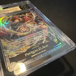 Portgas.D.Ace - ST13-002 - Leader Foil - NM English One Piece CGC PRISTINE 10 - Image 2