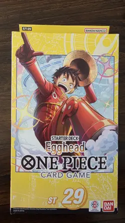 One Piece TCG ST-29 Starter Deck 29 Egghead Monkey D Luffy Sealed Brick ONLY - Image 1