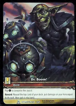 World of Warcraft TCG Dr. Boom! (Extended Art) - Servants of the Betrayer 250/26 - Image 1