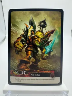 World of Warcraft TCG Worldbreaker Foil Hero Vorix Zorbuzz - Image 2