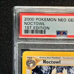 2000 Pokemon 1st Edition Neo Genesis NOCTOWL 42/111 PSA 10 GEM MINT Low Pop Card - Image 5