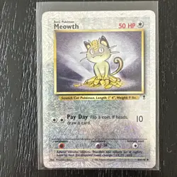 Meowth 53/110 Legendary Collection 2002 Reverse Holo Pokemon Card TCG - Image 1