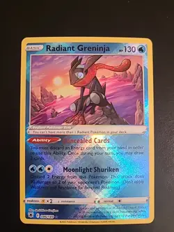 Radiant Greninja - 046/189 - Pokemon Astral Radiance Radiant Rare Card NM - Image 1