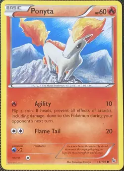 Ponyta 14/106 Flashfire Regular - Pokemon Card - Image 1