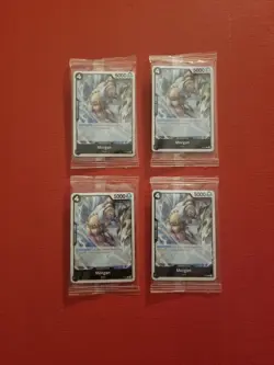 BANDAI - ONE PIECE CCG - MORGAN P-026 PROMO CARD LOT OF 4 - SEALED 2023 - Image 1
