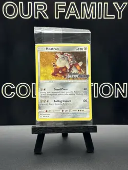 Pokemon Heatran SEALED Holo Rare Promo Stamp Ultra Prism Set 88/156 Card - Image 1