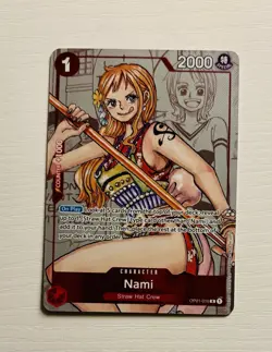 Nami (Alternate Art) OP01-016 One Piece Promo Card Foil - Image 2
