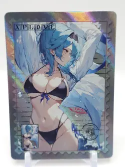 Delicate and Exquisite - Anime Waifu XP Trading Card - Eula - Image 1