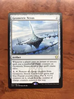 Geometric Nexus MTG Magic the Gathering Card LP Lightly Played Commander C21 - Image 1