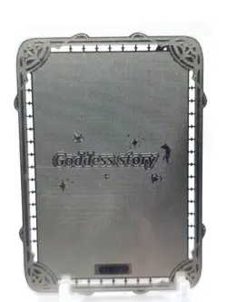 Goddess Story - Silver Metal Waifu Card - Emilia - NUMBERED #/200 - Image 2