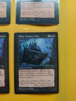 Pillar Tombs of Aku VISIONS RARE RESERVED LIST PLAYSET Old Vintage. MTG 4 Card - Image 2