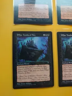 Pillar Tombs of Aku VISIONS RARE RESERVED LIST PLAYSET Old Vintage. MTG 4 Card - Image 5