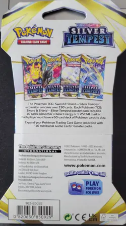 Pokemon TCG: Sword & Shield Silver Tempest Booster Pack - 10 Cards 820650850929 - Image 3