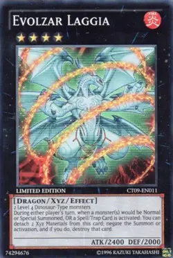 Evolzar Laggia - CT09-EN011 - Super Rare - Limited Edition Near Mint Yugioh Card - Image 1