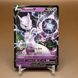 Mewtwo V 030/078 Pokemon GO - Pokemon Card - NM - Image 1